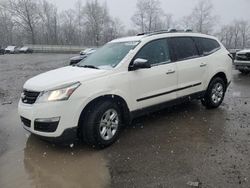 Salvage cars for sale from Copart Ellwood City, PA: 2014 Chevrolet Traverse LS