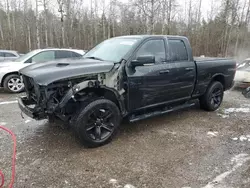 Salvage trucks for sale at Cookstown, ON auction: 2017 Dodge RAM 1500 Sport