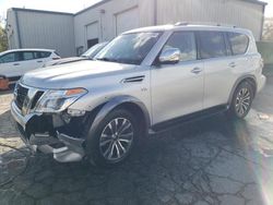 Salvage cars for sale at Savannah, GA auction: 2020 Nissan Armada SV