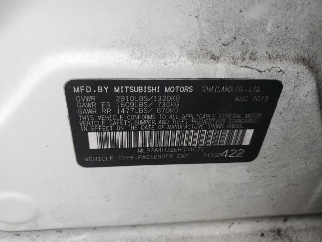 2014 Mitsubishi Mirage ES