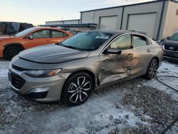 Salvage cars for sale at Wayland, MI auction: 2024 Chevrolet Malibu RS