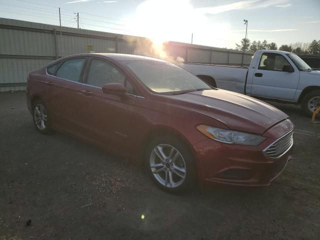 2018 Ford Fusion SE Hybrid