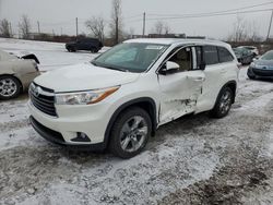 Toyota Highlander Limited Vehiculos salvage en venta: 2016 Toyota Highlander Limited