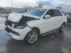 Salvage cars for sale at New Orleans, LA auction: 2014 Mercedes-Benz ML 350