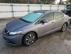 Honda Civic salvage cars for sale: 2013 Honda Civic EXL