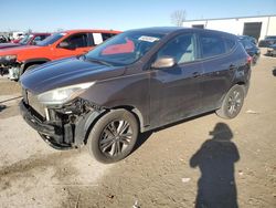 Salvage cars for sale at Kansas City, KS auction: 2015 Hyundai Tucson GLS