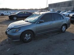 Salvage cars for sale from Copart Fredericksburg, VA: 2005 Honda Civic Hybrid