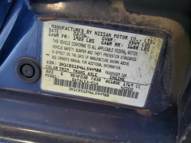 2006 Nissan Sentra 1.8