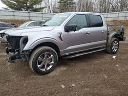 Ford salvage cars for sale: 2021 Ford F150 Supercrew