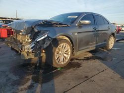 Salvage cars for sale from Copart Grand Prairie, TX: 2013 Ford Taurus Limited