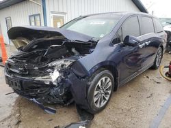 Salvage cars for sale at Pekin, IL auction: 2021 Honda Odyssey EXL