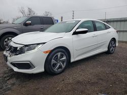 Salvage cars for sale from Copart Chicago Heights, IL: 2019 Honda Civic LX