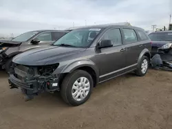 Salvage cars for sale at Brighton, CO auction: 2015 Dodge Journey SE