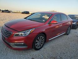 Salvage cars for sale from Copart Temple, TX: 2017 Hyundai Sonata Sport