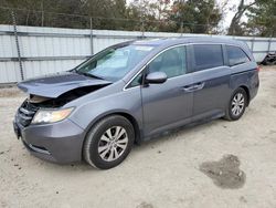 Salvage cars for sale at Hampton, VA auction: 2014 Honda Odyssey EXL