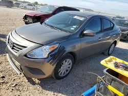 Salvage cars for sale from Copart San Antonio, TX: 2016 Nissan Versa S