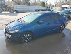 Salvage cars for sale at Savannah, GA auction: 2014 Honda Civic EX