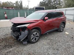 Salvage cars for sale at Riverview, FL auction: 2021 Nissan Rogue SV