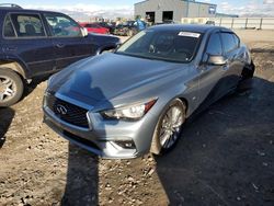 Salvage cars for sale at Magna, UT auction: 2018 Infiniti Q50 Luxe