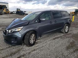 Salvage cars for sale at Earlington, KY auction: 2017 KIA Sedona LX