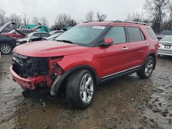 Ford Explorer salvage cars for sale: 2012 Ford Explorer Limited