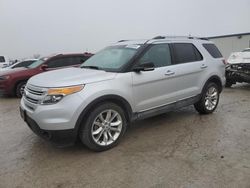 Salvage cars for sale at Kansas City, KS auction: 2015 Ford Explorer XLT