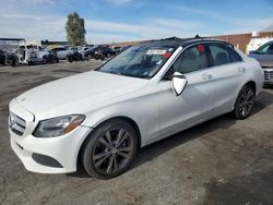 Mercedes-Benz salvage cars for sale: 2017 Mercedes-Benz C 300 4matic