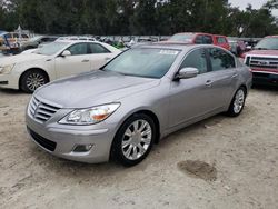 Salvage cars for sale at Ocala, FL auction: 2009 Hyundai Genesis 3.8L