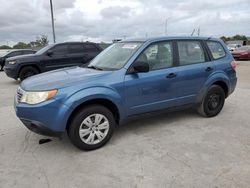 Salvage cars for sale at Homestead, FL auction: 2009 Subaru Forester 2.5X