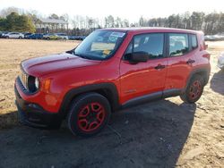 Salvage cars for sale at Charles City, VA auction: 2015 Jeep Renegade Sport