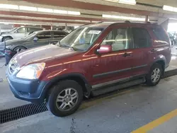 Salvage cars for sale at Dyer, IN auction: 2002 Honda CR-V EX