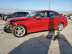 Salvage cars for sale at Grand Prairie, TX auction: 2012 Mercedes-Benz C 300 4matic