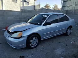 Salvage cars for sale at Albuquerque, NM auction: 2002 Honda Civic LX