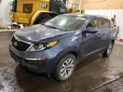 KIA Vehiculos salvage en venta: 2015 KIA Sportage LX