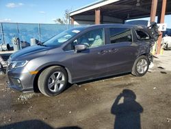 Salvage cars for sale at Riverview, FL auction: 2018 Honda Odyssey EXL