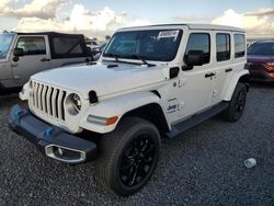 2022 Jeep Wrangler Unlimited Sahara 4XE en venta en Riverview, FL