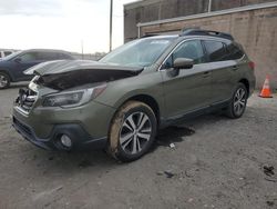 Salvage cars for sale at Fredericksburg, VA auction: 2018 Subaru Outback 2.5I Limited