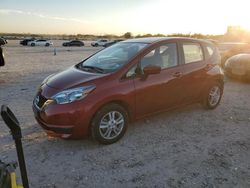 Salvage cars for sale from Copart San Antonio, TX: 2017 Nissan Versa Note S