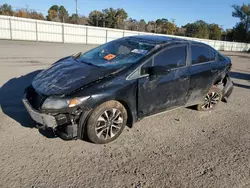 Salvage cars for sale at Shreveport, LA auction: 2015 Honda Civic EX