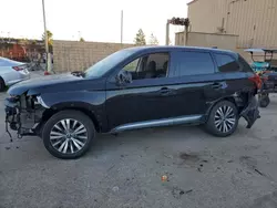 Mitsubishi Outlander salvage cars for sale: 2019 Mitsubishi Outlander ES