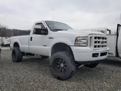 Salvage trucks for sale at West Mifflin, PA auction: 2007 Ford F350 SRW Super Duty