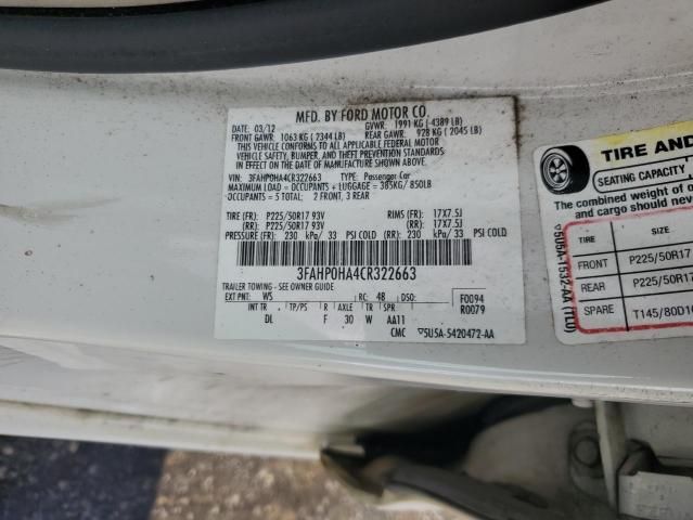 2012 Ford Fusion SE