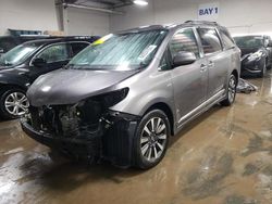 Toyota Sienna xle salvage cars for sale: 2018 Toyota Sienna XLE