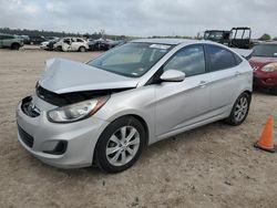 Salvage cars for sale from Copart Houston, TX: 2013 Hyundai Accent GLS