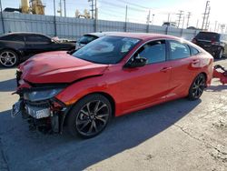 Honda salvage cars for sale: 2019 Honda Civic Sport