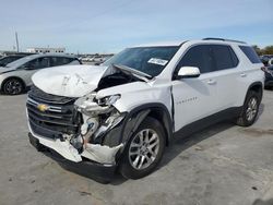 Salvage cars for sale from Copart Grand Prairie, TX: 2018 Chevrolet Traverse LT