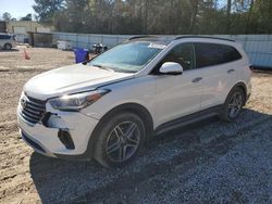 Salvage cars for sale at Knightdale, NC auction: 2017 Hyundai Santa FE SE Ultimate