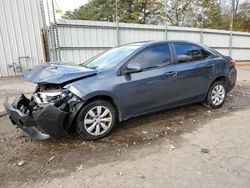 Toyota Corolla salvage cars for sale: 2016 Toyota Corolla L