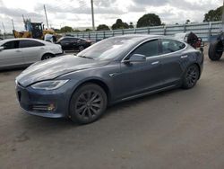 Flood-damaged cars for sale at auction: 2018 Tesla Model S