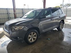 Vehiculos salvage en venta de Copart Homestead, FL: 2009 Toyota Highlander